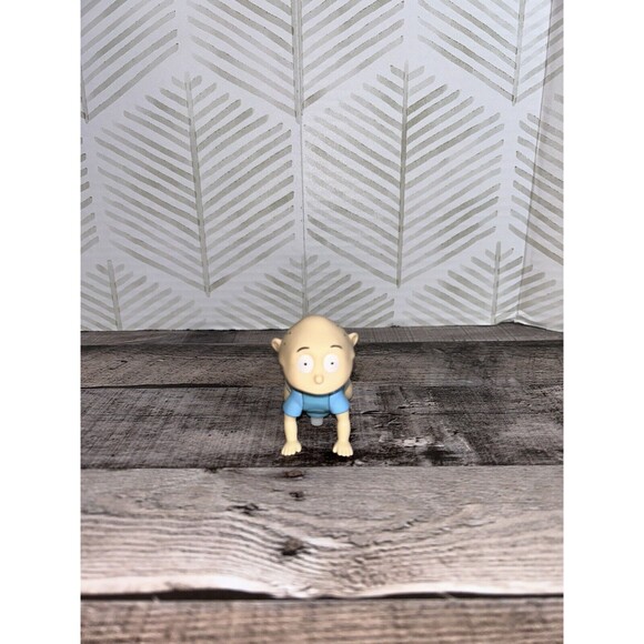 Rugrats Vintage Wind up Tommy Pickles Crawling Baby Figure 1998 Toy Burger King - Picture 2 of 7